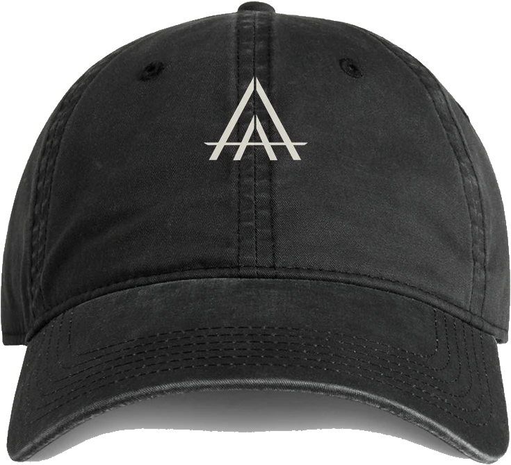 AA Washed Cap, front design preview